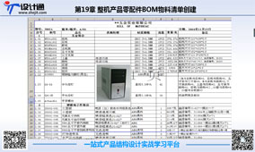 第19章 整机产品零配件BOM物料清单创建