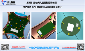 第六讲：第7节：无人机主板电调GPS结构设计PCBA结构设计